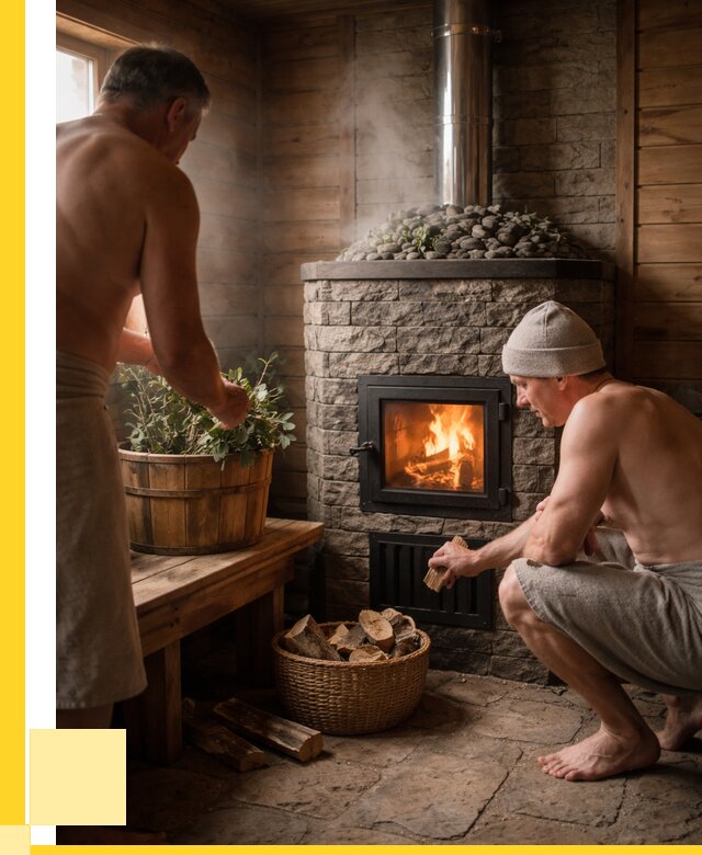 Банные печи под ключ в Куйбышеве от 46661 р. | ЭриданКбш кирпичная