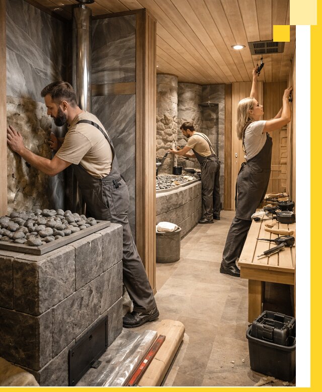 Строительство бань и SPA процедур в Куйбышеве под ключ и отделкой