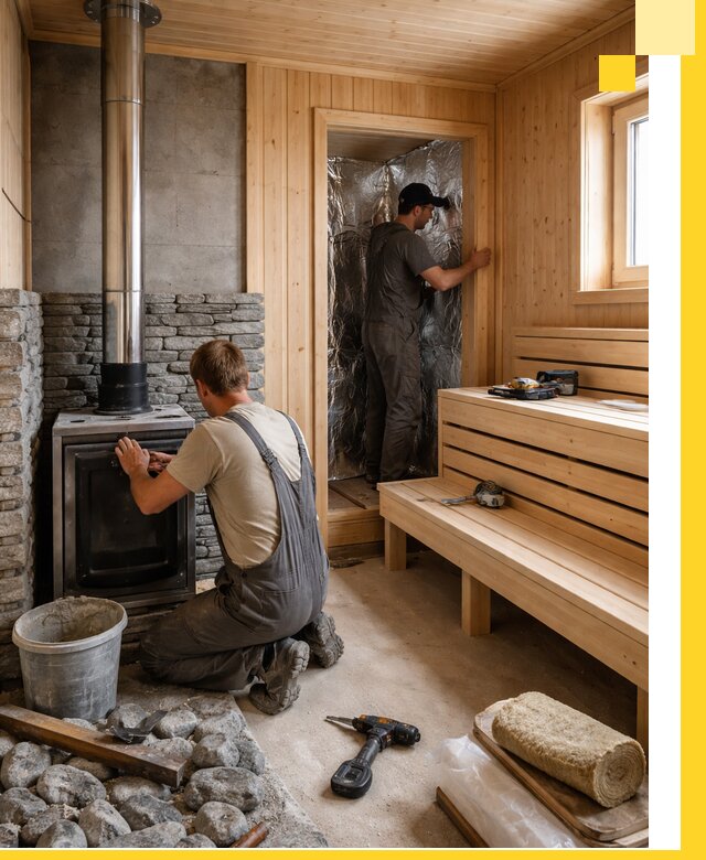 Строительство и изготовление бань под ключ в Куйбышеве