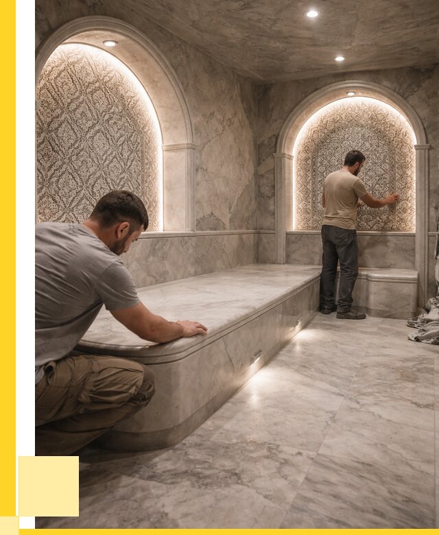 Турецкие бани под ключ в Куйбышеве от 259225 р. | ЭриданКбш