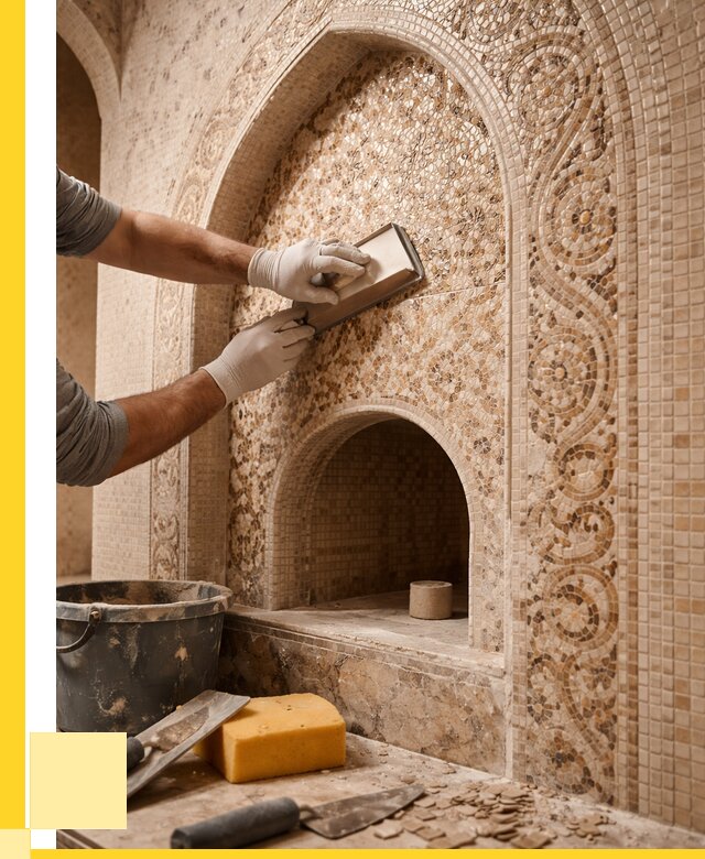 Мозаика для хамама в Куйбышеве под ключ от 5185 р. | ЭриданКбш