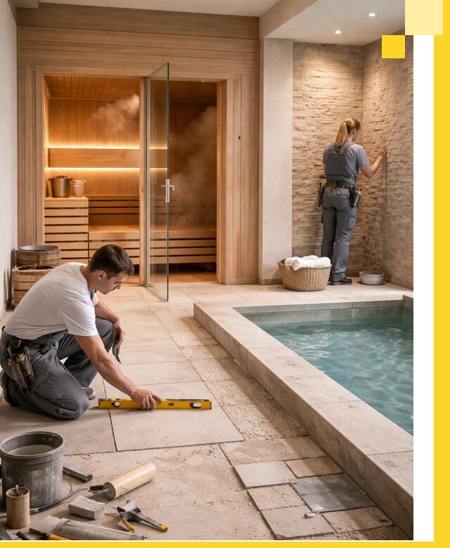 Комплексный дизайн и отделка интерьеров SPA под ключ в Куйбышеве